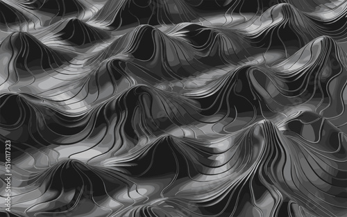 weavy lines typography background