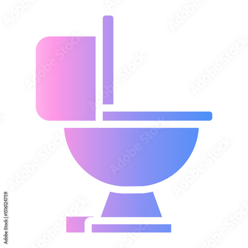 toilet Gradient icon