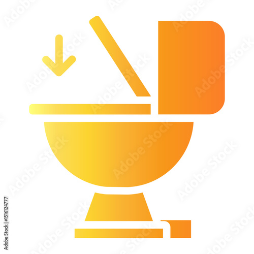 toilet Gradient icon