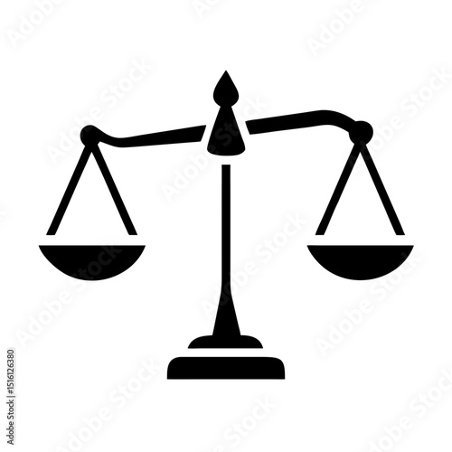 scales of justice isolated