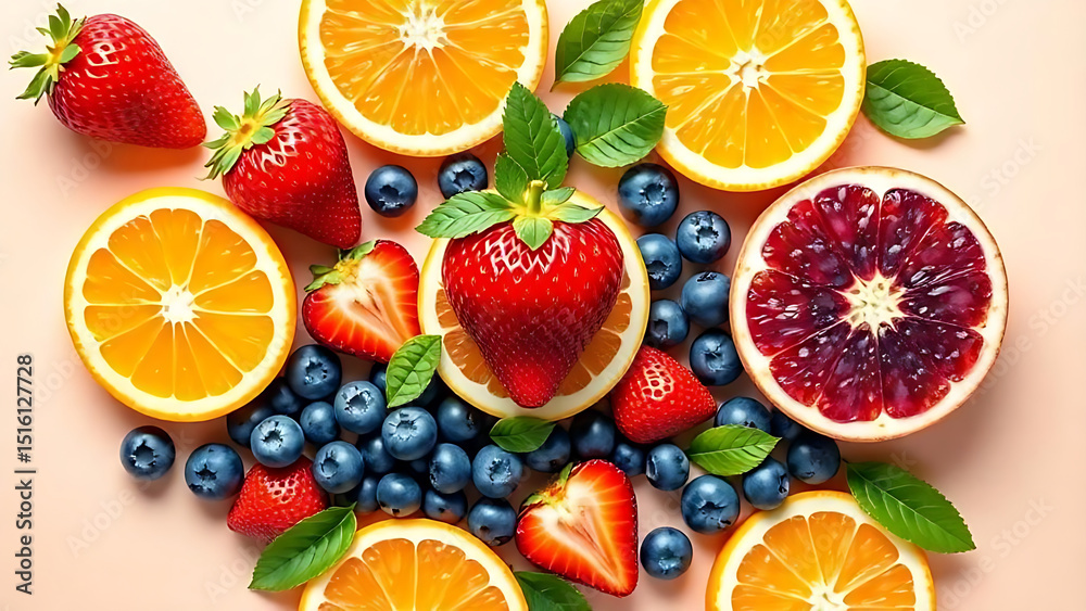 Vibrant Citrus and Berry Fusion A Delightful Blend of Freshness and Flavor Vibrant Citrus and Berry Fusion A Delightful Blend of Freshness and Flavor