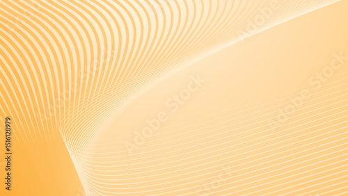 Bright orange gradient with stripes line abstract background