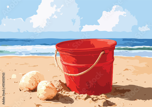 bucket vector art
