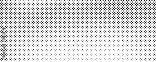Monochrome halftone background with dots