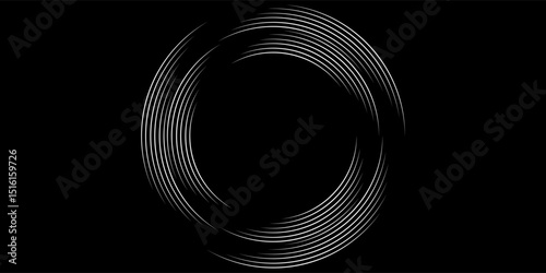 Halftone circular dotted frames set. Circle dots texture isolated on white background. Spotted spray texture. Vector abstract design element spiral circle sound wave vector dots circle spiral