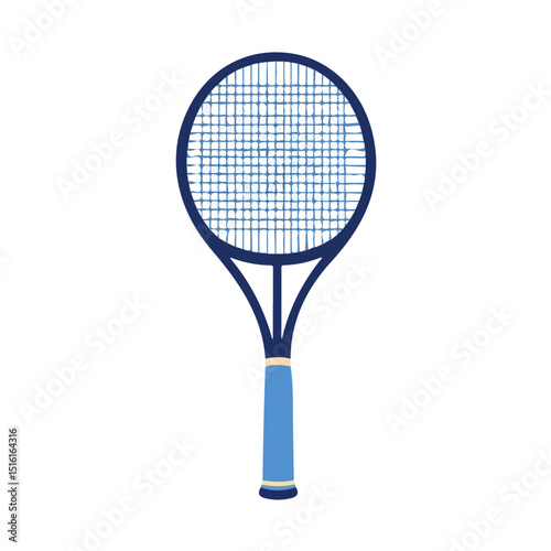 My Simple flat 2D icon, badminton racket isolated on a transparent background, vector, flat design, animation design, simple flat 2D icon, minimalist design, clipart. eps