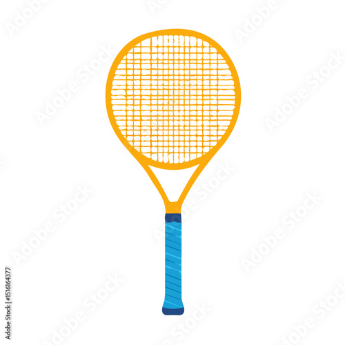 My Simple flat 2D icon, badminton racket isolated on a transparent background, vector, flat design, animation design, simple flat 2D icon, minimalist design, clipart. eps