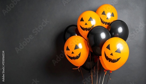 Halloween Jackolantern Balloons.