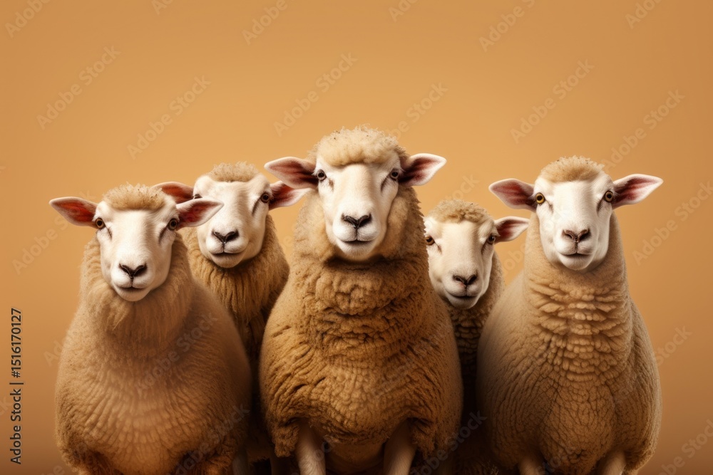 Fototapeta premium Sheep livestock animal mammal.
