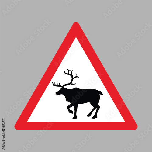 wild animals can emerge,attention,bus,car,cartoon,circle,city,crossing,danger,drawn,driver,driving,highway,icon,illustration,interstate,isolated,kid,light,pedestrian,plate,red,right,road,rule,safety