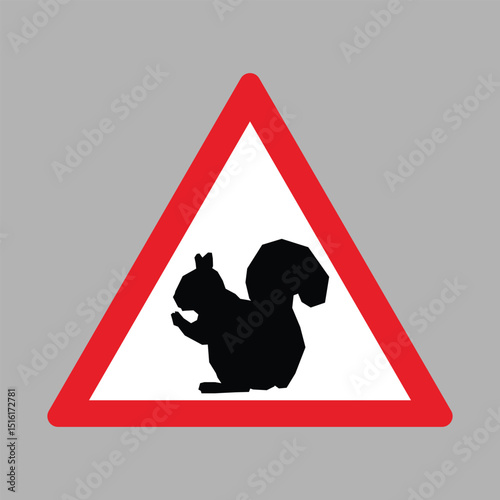 wild animals can emerge,attention,bus,car,cartoon,circle,city,crossing,danger,drawn,driver,driving,highway,icon,illustration,interstate,isolated,kid,light,pedestrian,plate,red,right,road,rule,safety