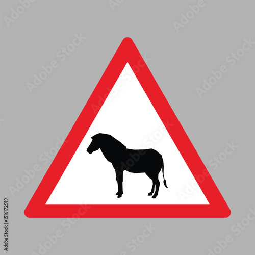 wild animals can emerge,attention,bus,car,cartoon,circle,city,crossing,danger,drawn,driver,driving,highway,icon,illustration,interstate,isolated,kid,light,pedestrian,plate,red,right,road,rule,safety