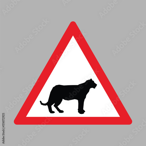 wild animals can emerge,attention,bus,car,cartoon,circle,city,crossing,danger,drawn,driver,driving,highway,icon,illustration,interstate,isolated,kid,light,pedestrian,plate,red,right,road,rule,safety
