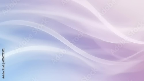 Wallpaper Mural Abstract soft waves in pastel colors creating a serene background for creative projects Torontodigital.ca