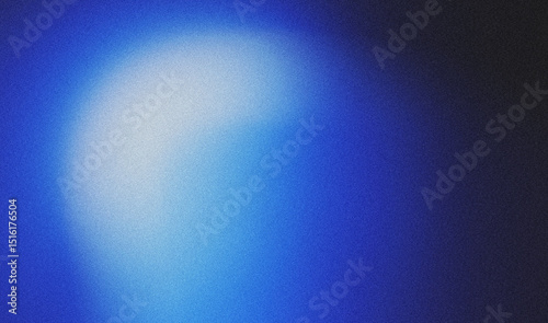 Blur light rays. Defocused neon glow. Sci-Fi illumination. Bokeh navy blue color gradient ultraviolet radiance flare on dark black futuristic abstract copy space background.
