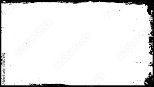Grunge frame texture overlay vector illustration.