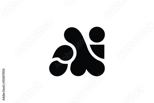 footprint on white background