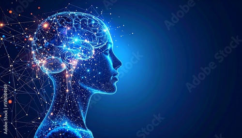 AI Brain with Digital Mind, and Profile.