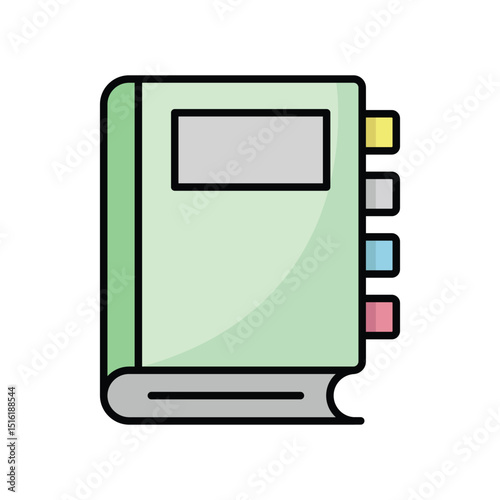 planner icon vector design template simple and clean