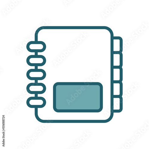 planner icon vector design template simple and clean