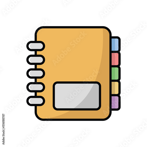 planner icon vector design template simple and clean