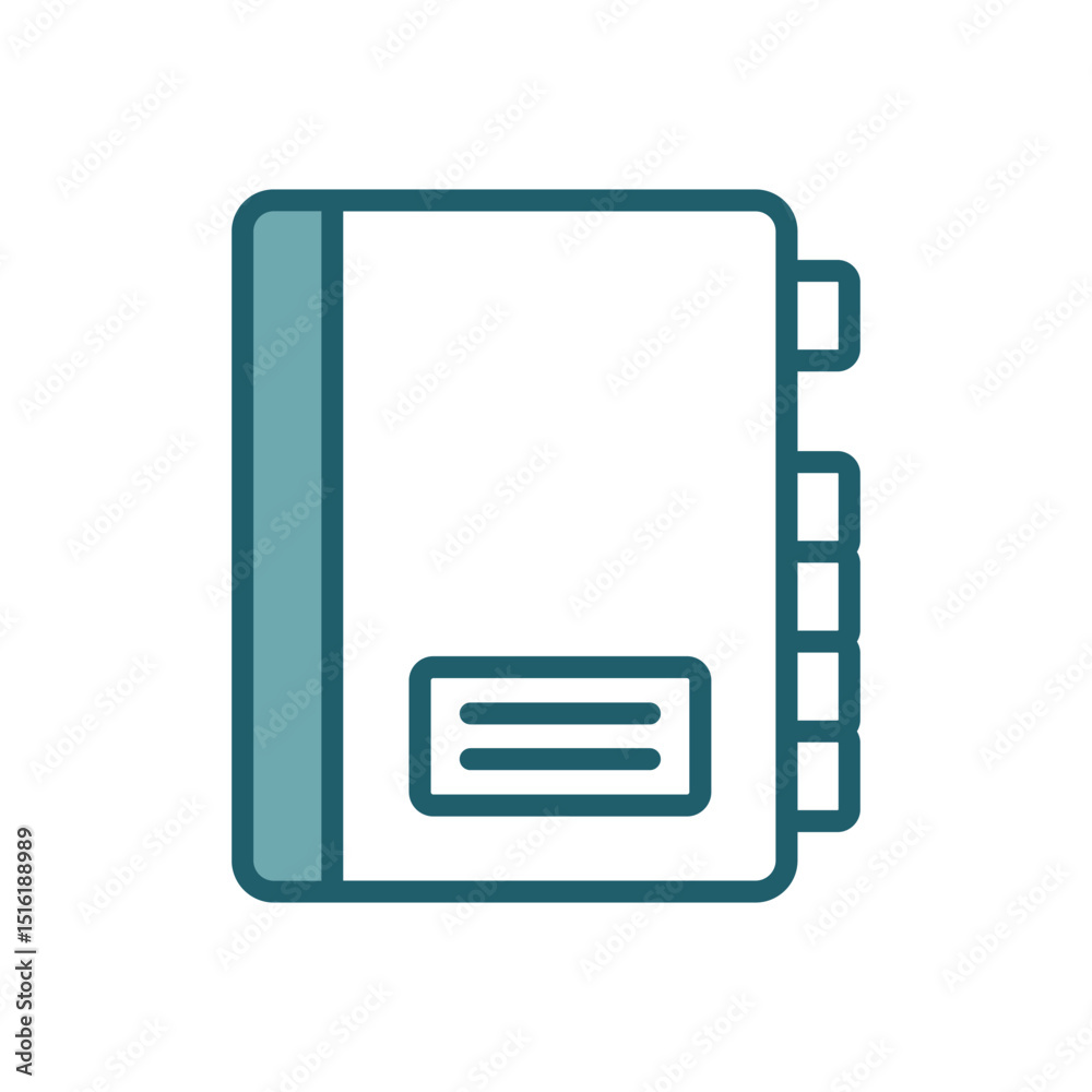 Fototapeta premium planner icon vector design template simple and clean