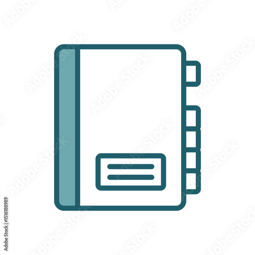 planner icon vector design template simple and clean