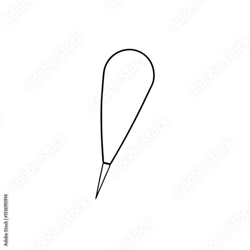 A Simple Black Marker A Permanent Pen For Writing On A White Background
