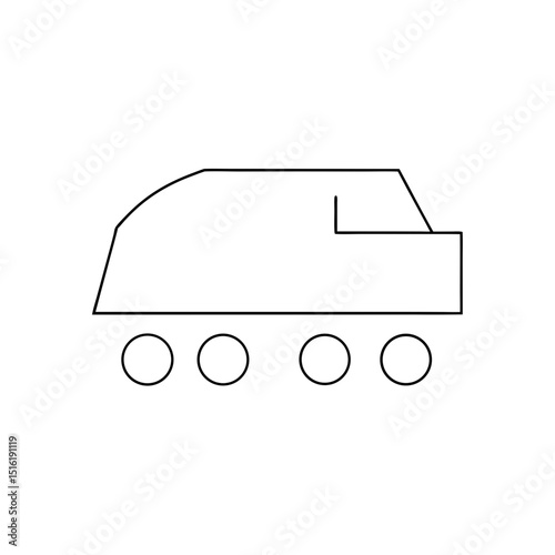 A Fictional Martian Transport Vehicle For Exploring Mars On A White Backdrop