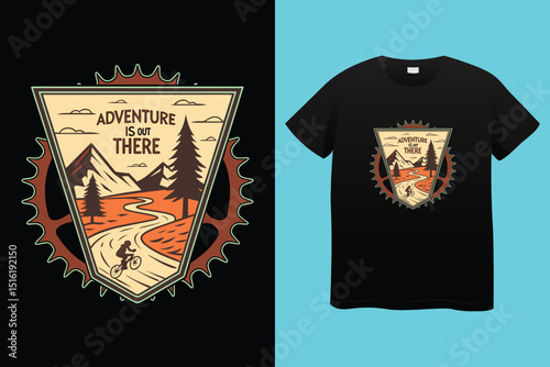 Camping T-Shirt Design – Outdoor Adventure, Nature Lover, and Wilderness Exploration Graphic.