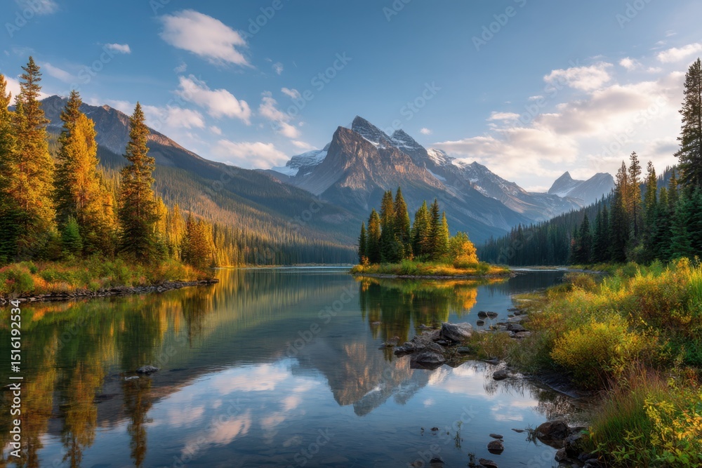 Fototapeta premium Autumn in the mountains