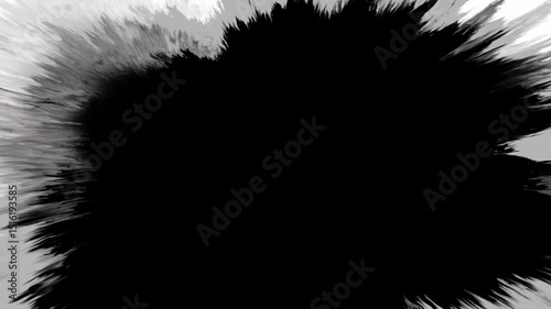 Experience Vibrant Dynamic Black Ink Splash Effects for Your Creative and Artistic Designs