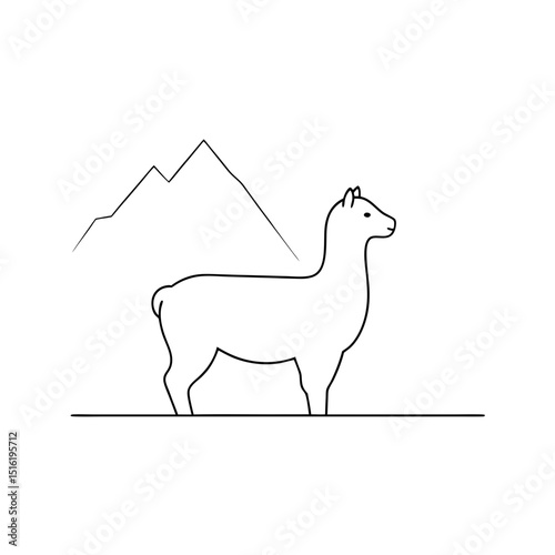The Mountain Paca A High Altitude Rodent From The Andes On A White Surface