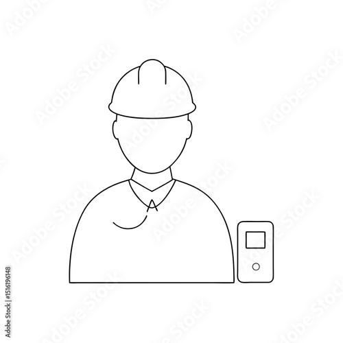 A Digital Multimeter An Electronic Measuring Tool For An Engineer On White