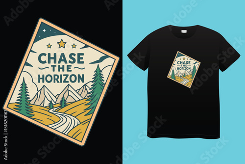 Camping T-Shirt Design – Outdoor Adventure, Nature, and Wilderness Graphic Tee,