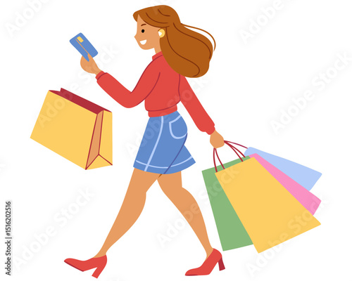 woman shoppping
