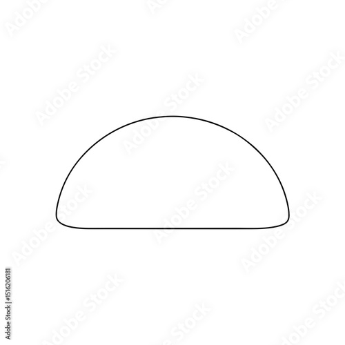 A Round Pita Bread A Soft And Flat Bread On An Isolated White Background