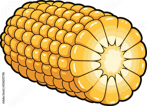 Corn Festival Celebration | Harvest Season Corn Illustration | Thanksgiving Corn on the Cob | Maize Farming & Agriculture Artwork | Corn-Related Holiday Graphic | BBQ & Cookout Corn Trends | Rural
