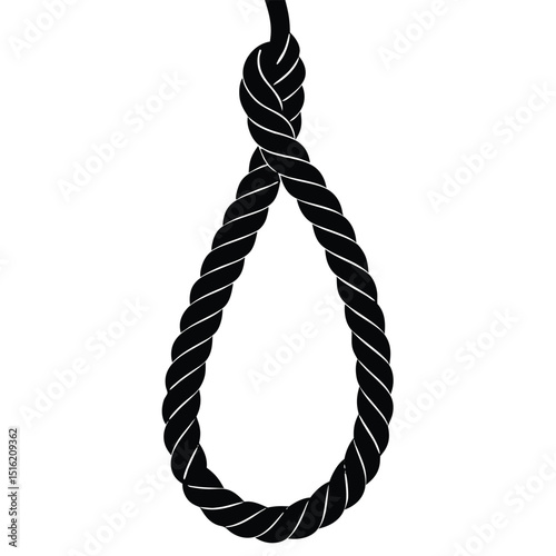 vector illustration of a rope