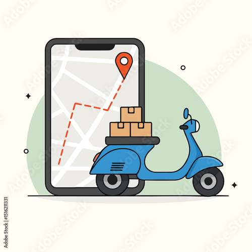 Online Storefront App with Shopping Cart, Package, and Price Tag Icon – E-commerce UI Concept