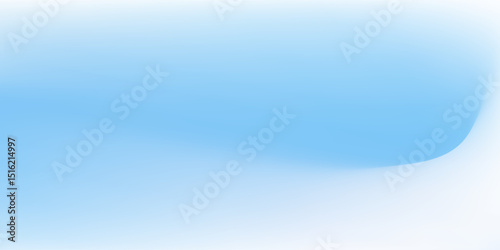 Aesthetic clear blue sky set. Summer season blue pastel colored vertical vector banner. Blurred sky gradient background. Simple soft light backdrop