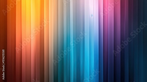 An artistic display of vibrant, colorful vertical stripes showcasing a beautiful gradient, offering a visually engaging experience that speaks to creativity.