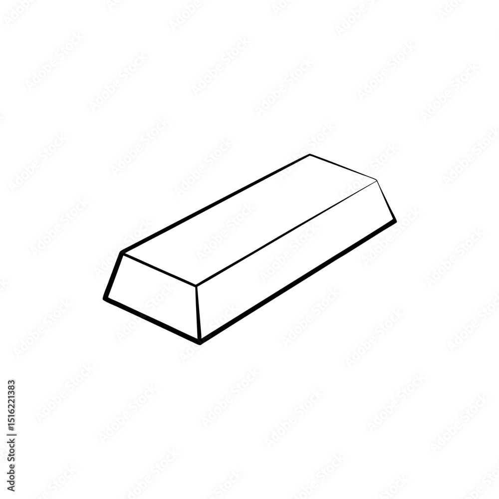 Shiny Silver Bar Vector Image for Finance Shiny Silver Bar Vector Image for Finance