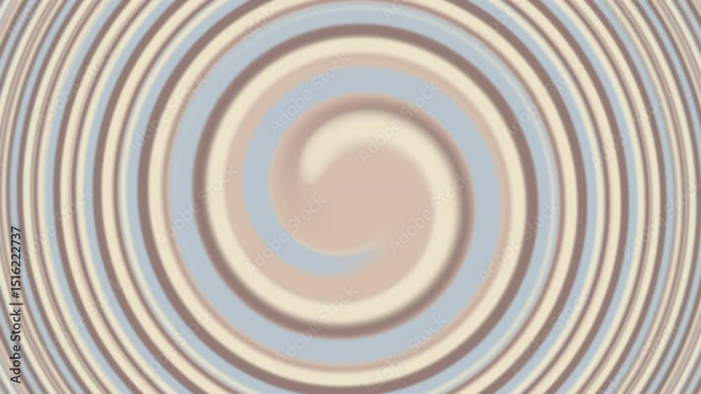 Spirale hypnotique en tons pastel