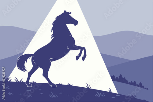 Equine Elegance in Shadow