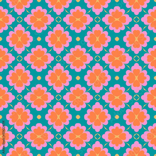Nature's Geometry Vibrant Earth Palette