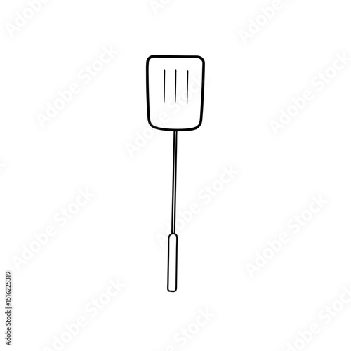 Kitchen Spatula Vector Illustration for Cooking