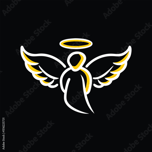 angel with heart