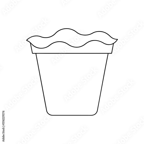 Sweet and Sour Sauce Cup on White Background Condiment