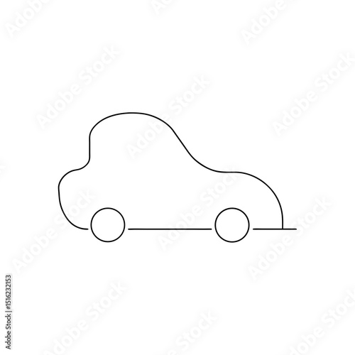 Toy Car Race Track on White Background Kids Play